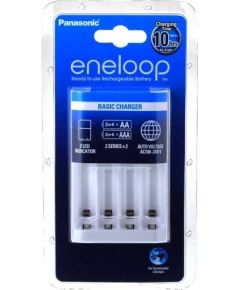 Panasonic eneloop Basic battery charger 2 or 4 AA/AAA