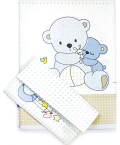 La Bebe™ Nursing La Bebe Cotton Bears Art.41163 Комплект детского постельного белья из 3х частей 105x150см