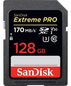 Sandisk Extreme PRO SDXC 128GB R/W 170/90 MB/s C10, U3, V30