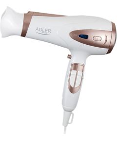 Adler Hair   AD 2248 Ionic function, 2400 W, White