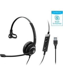 SENNHEISER WIRED MONOAURAL HEADSET, USB CONNECTIVITY AND IN-LINE CALL CONTROL MS