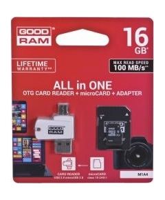 Goodram MicroSD 16GB All in one class 10 UHS I + Card reader