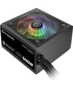 Power Supply|THERMALTAKE|500 Watts|Efficiency 80 PLUS|PFC Active|MTBF 100000 hours|PS-SPR-0500NHSAWE-1