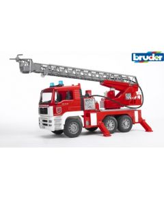 BRUDER fire engine with slewing ladder, 02771