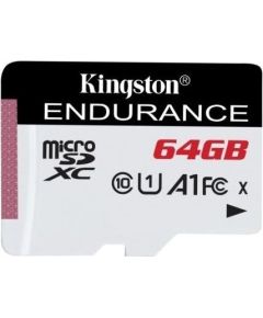 Kingston Endurance UHS-I U1 64 GB, micro SDXC, Flash memory class 10