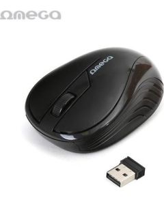 Omega OM0415B Беспроводная мышь с 1000 DPI USB Черная