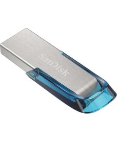 SanDisk Ultra Flair USB 3.0 64GB - NEW Tropical Blue Color; EAN: 619659163051