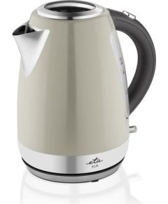 ETA Kettle Ela  Standard, Stainless steel, Cream, 2100 W, 360° rotational base, 1.7 L