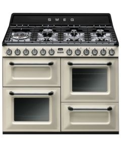 Smeg TR4110P1 Cooker | 110x60 cm | Victoria | Cream | Hob type: Gas | Type of main oven: Thermo-ventilated | Type of second oven: Fan assisted | A | A