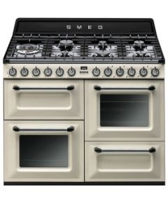 Smeg TR4110P1 Cooker | 110x60 cm | Victoria | Cream | Hob type: Gas | Type of main oven: Thermo-ventilated | Type of second oven: Fan assisted | A | A
