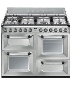 Smeg TR4110X-1 Cooker | 110x60 cm | Victoria | Stainless steel | Hob type: Gas | Type of main oven: Thermo-ventilated | Type of second oven: Fan assisted | A | A