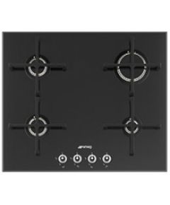 Smeg PV164N2 60cm "Linea" Gas on Glass, Black Virsma