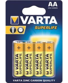 VARTA zinc carbon batteries R6 (AA) 4pcs superlife