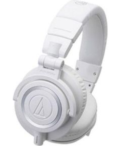 Audio Technica austiņas ATH-M50XWH 3.5mm (1/8 inch), Headband/On-Ear, White