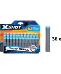 XSHOT šautriņas Dart Refill, 36 gab., 3618