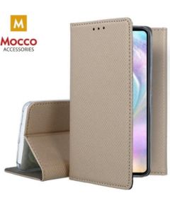 Mocco Smart Magnet Book Case Grāmatveida Maks Telefonam Samsung M205 Galaxy M20 Zeltains