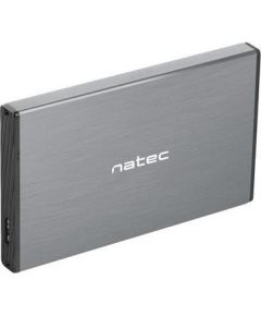 Natec external enclosure RHINO GO for 2,5'' SATA, USB 3.0, Grey