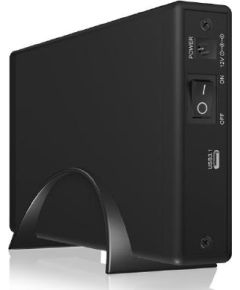 Raidsonic IcyBox External 3,5'' HDD/SSD Case SATA III, USB 3.1 Type-C, Black