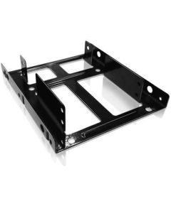 Raidsonic IcyBox Internal Mounting frame 3,5 '' for 2x 2.5'', Black