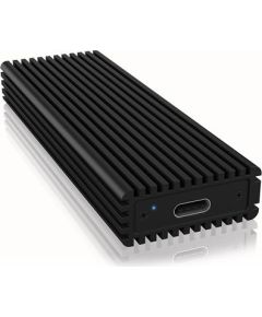 Raidsonic IcyBox External enclosure for M.2 NVMe SSD, USB 3.1 Type-C, Black