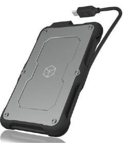 Raidsonic IcyBox External enclosure for 2,5'' SATA SSD/HDD, USB 3.1 Type-C, waterproof IP6