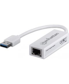 Manhattan Network card adapter USB 3.0 to Gigabit Ethernet 10/100/1000 Mbps RJ45