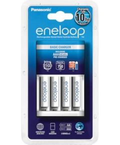 Panasonic Loader BQ-CC51 + 4 x R03/AAA Eneloop 750 mAh