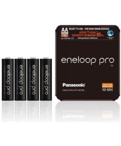 Panasonic Eneloop Pro R6/AA 2500mAh, 4 Pcs, Sliding pack