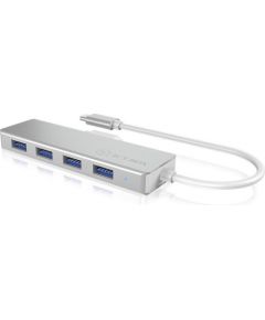 Raidsonic IcyBox 4x Port USB 3.0 Hub, USB Type-C