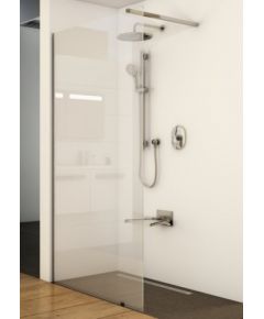 Ravak dušas siena WALK IN Wall 110-200 spīdīga + caurspīdīgs stikls