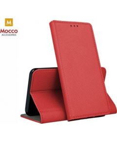 Mocco Smart Magnet Book Case Grāmatveida Maks Telefonam Samsung A805 Galaxy A80  Sarkans