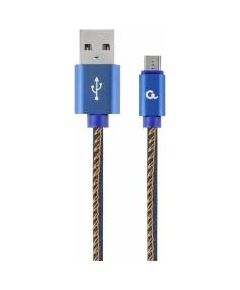 Gembird USB Male - Micro USB Male Premium denim 2m Blue