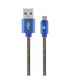 Gembird USB Male - Micro USB Male Premium denim 1m Blue