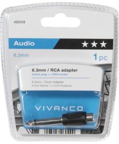 Vivanco adapter 6.3mm - RCA (46049)