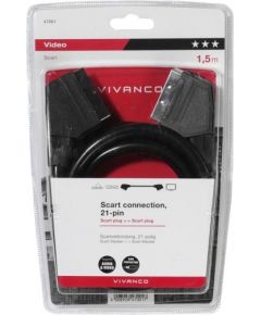 Vivanco cable SCART - SCART 1.5m (47001)