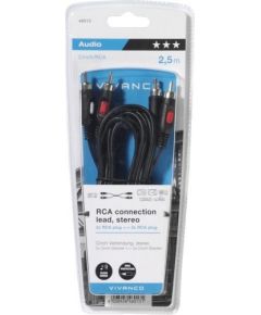 Vivanco cable 2xRCA - 2xRCA 2.5m (46013)