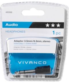 Vivanco adapteris 3,5mm - 6,3mm (46066)