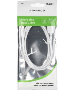 Vivanco cable microUSB 1m (39451)