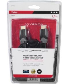 Vivanco cable HDMI - HDMI 1.5m flat (47103)