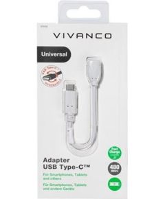 Vivanco адаптер USB-C - microUSB (37558)