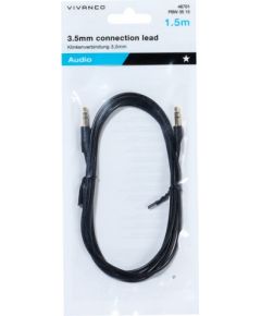 Vivanco cable 3.5mm - 3.5mm 1.5m (46701)