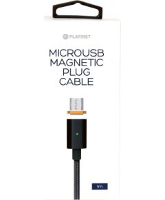 Platinet cable microUSB 1m magnetic (PUCMPM1)