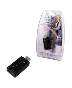 Logilink USB Audio adapter, 7.1 sound effect