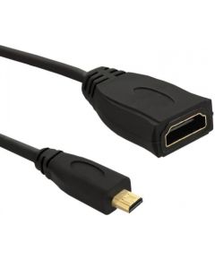 Qoltec HDMI Cable A female | Micro HDMI D male | 0.2m