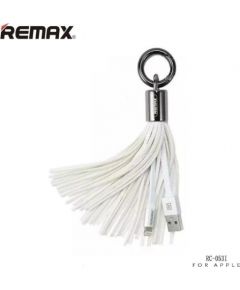Remax Tassels Ring  Data Cable for iPhone  White