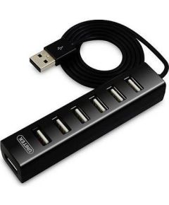 Unitek Hub 7x USB 2.0, black, Y-2160