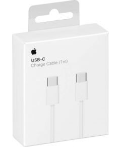 Apple MUF72ZM/A USB-C uz USB-C Datu Uzlādes Kabelis 1m Balts (EU Blister)