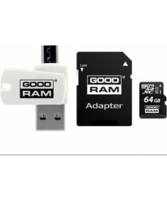 Goodram MicroSD 64GB All in one class 10 UHS I + Card reader