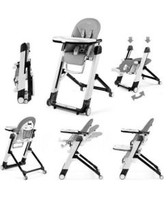 Pegperego PEG PEREGO multifunction ultra compact high chair Follow me Siesta Ice