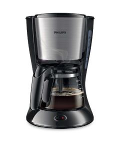 Philips Daily Collection Coffee maker HD7435/20 With glass jug Black & metal / HD7435/20